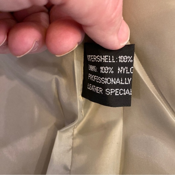 Beyond California NWT Suede Leather Jacket Blazer Womens Tan Size Large Western - Picture 10 of 15